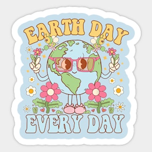 Vintage Earth Day Every Day Sticker